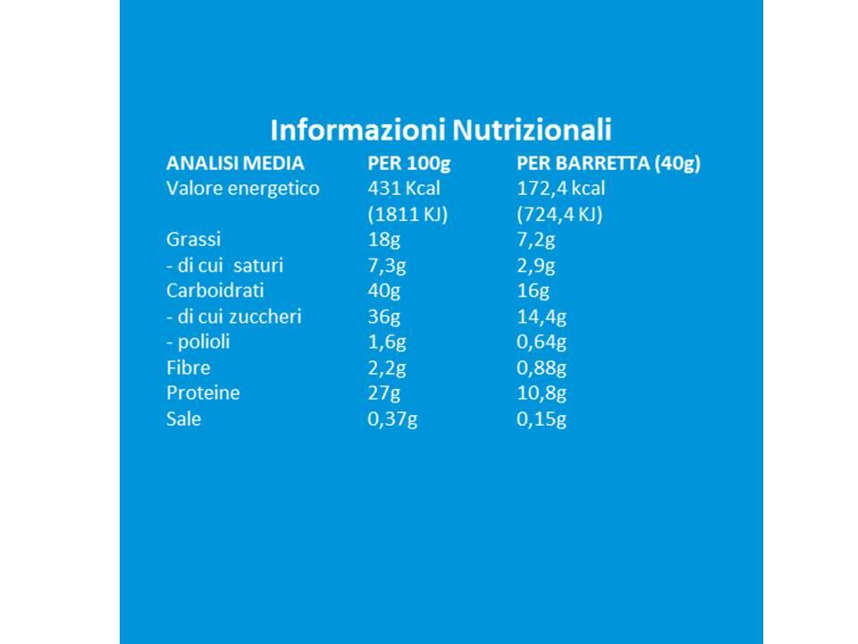 Integratore alimentare - VEGAN PROTEIN BAR CIOCCO/CAFFE'- 40g 3/6