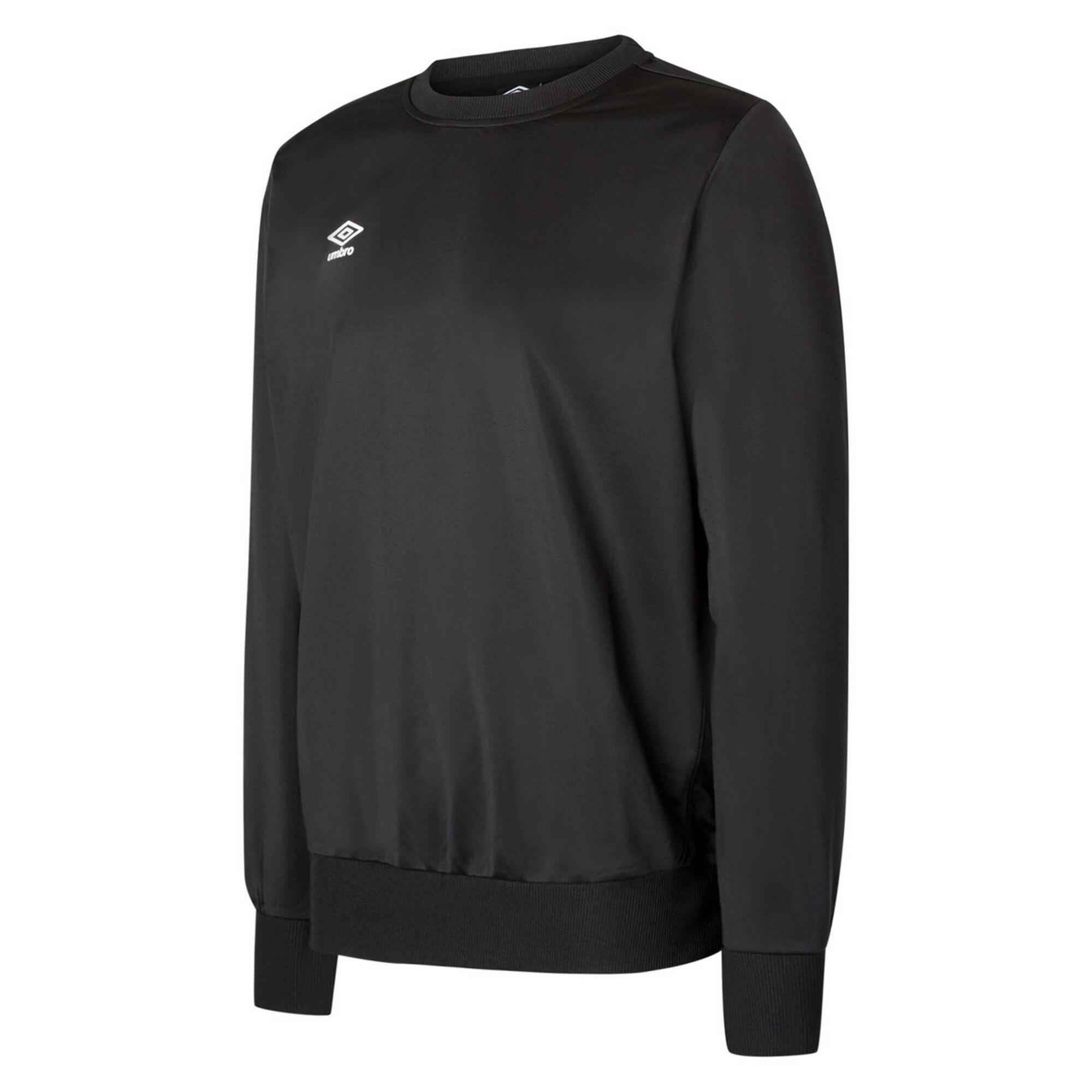 Mens Polyester Sweatshirt (Black) 1/2