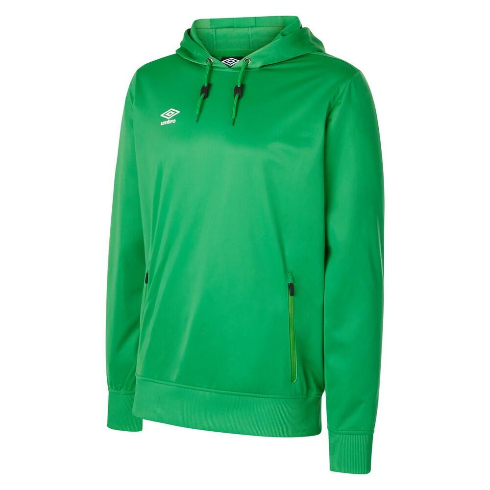 Mens Club Essential Polyester Hoodie (Emerald) 1/3