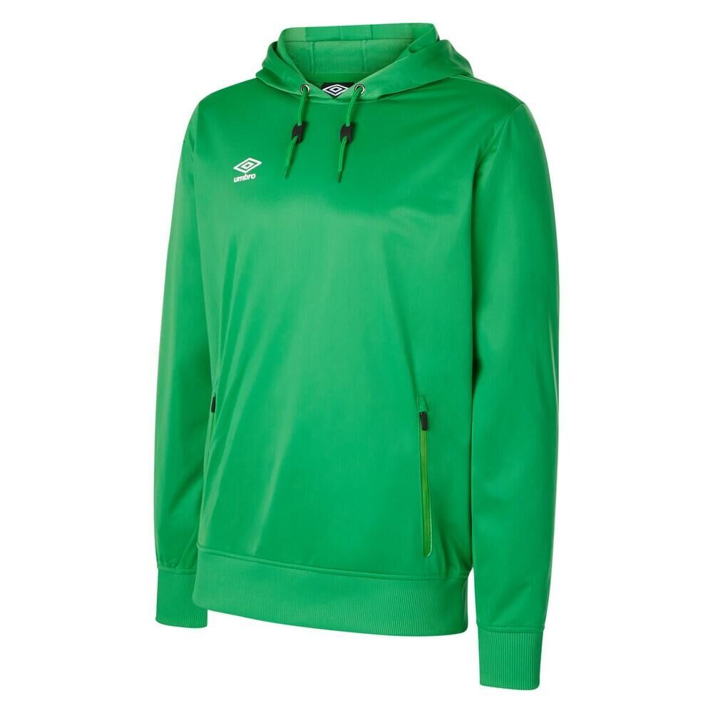 UMBRO Mens Club Essential Polyester Hoodie (Emerald)