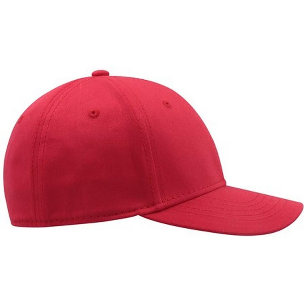 Unisex Adult Pitcher Flexible Baseball Cap (Red) 3/3