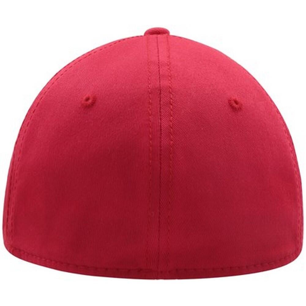Unisex Adult Pitcher Flexible Baseball Cap (Red) 2/3