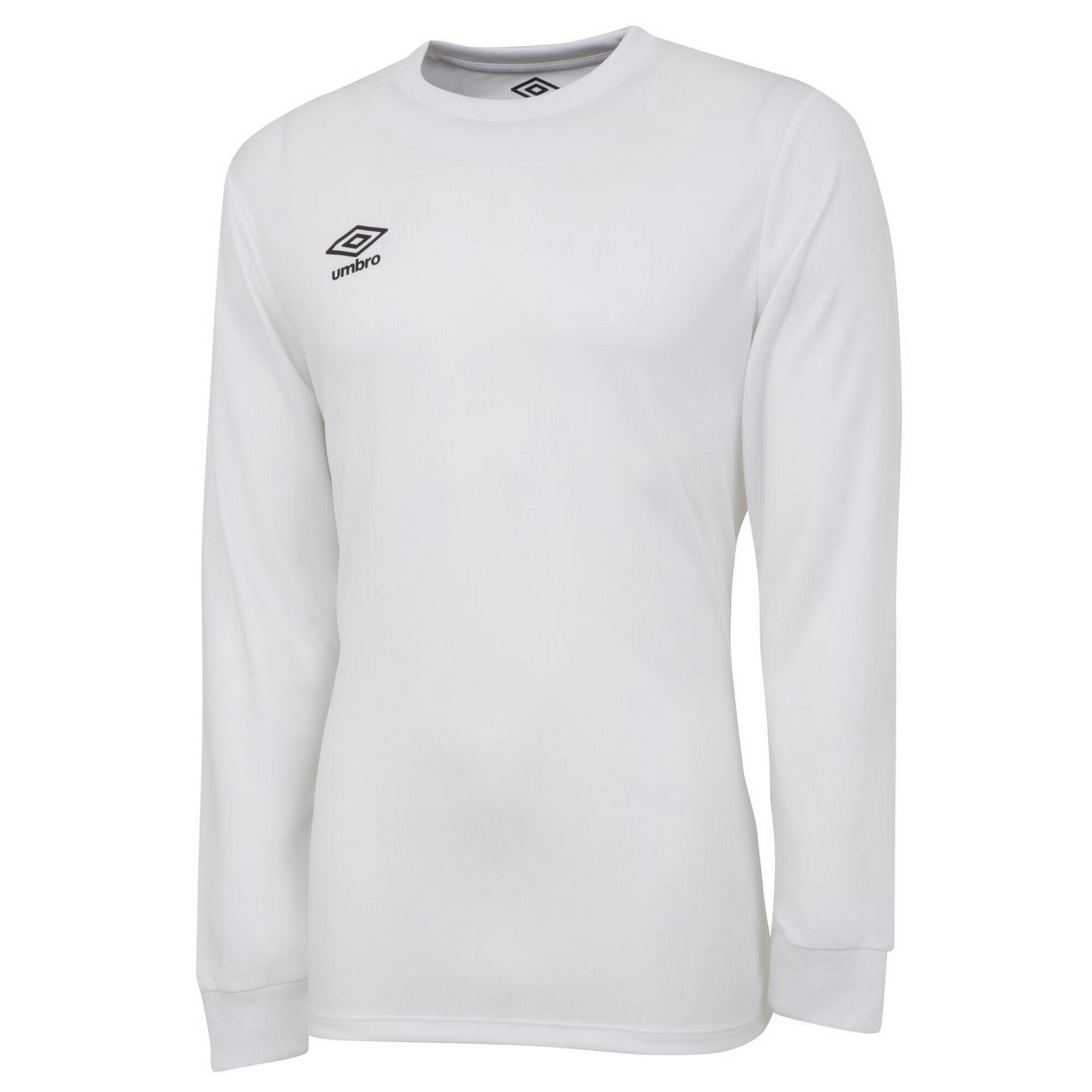 UMBRO Childrens/Kids Club LongSleeved Jersey (White)