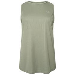 Camiseta Sin Mangas Capacity Fitness para Mujer Verde Pato