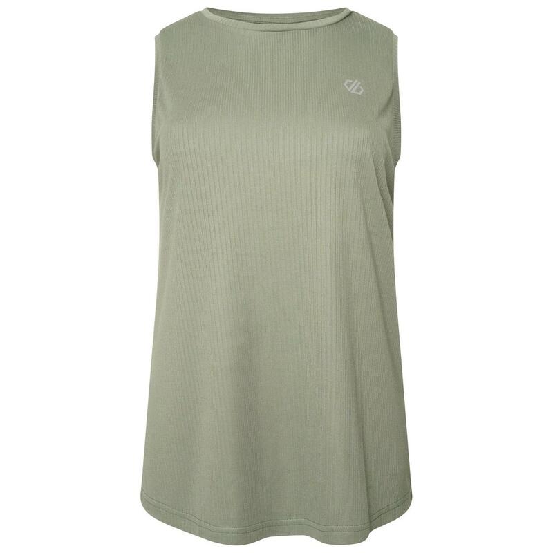 Camisola de Cavas para Fitness Capacity Mulher Verde Pato