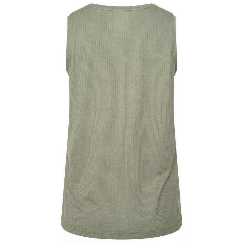 Camisola de Cavas para Fitness Capacity Mulher Verde Pato
