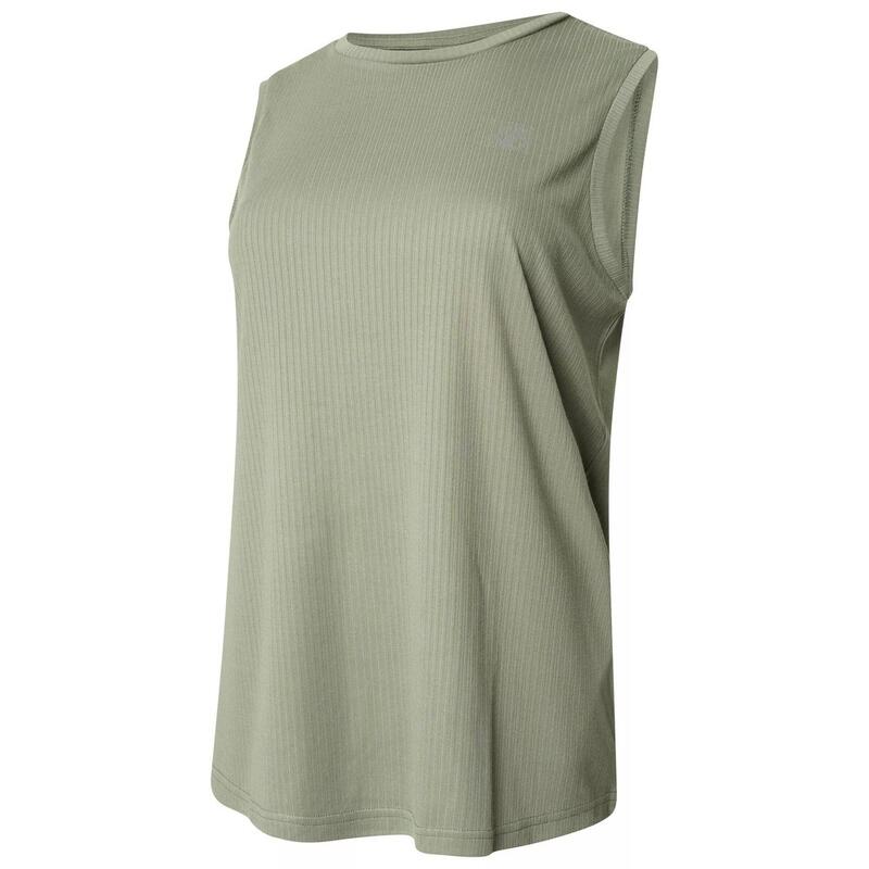 Camisola de Cavas para Fitness Capacity Mulher Verde Pato