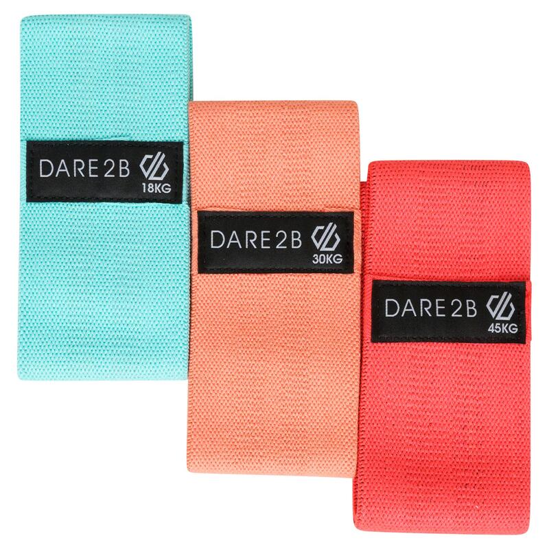 Widerstandsband (3erPack) Damen und Herren Blau/Rot/Hellorange