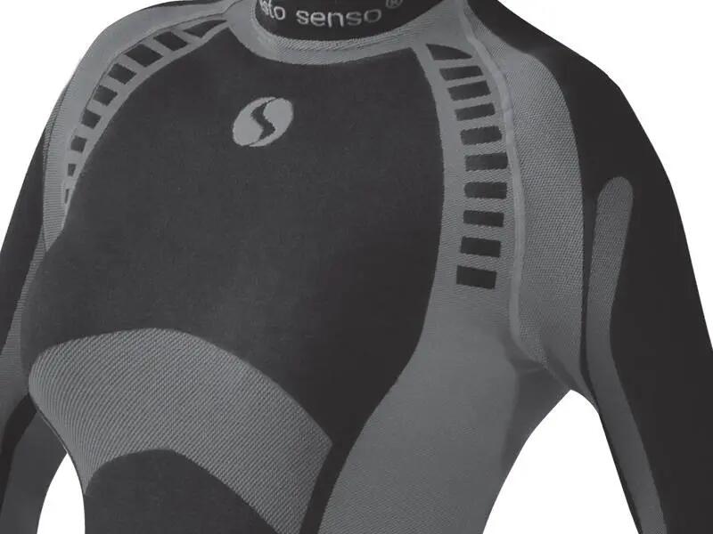 Koszulka narciarska damska Sesto Senso Thermo Active Grigio Woman termoaktywna 2/3