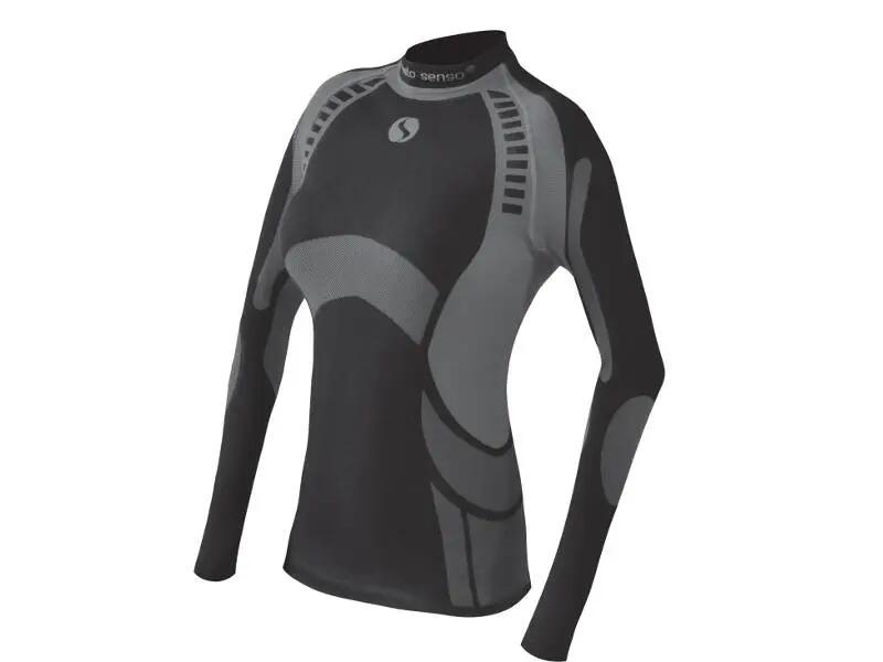 Koszulka narciarska damska Sesto Senso Thermo Active Grigio Woman termoaktywna 1/3