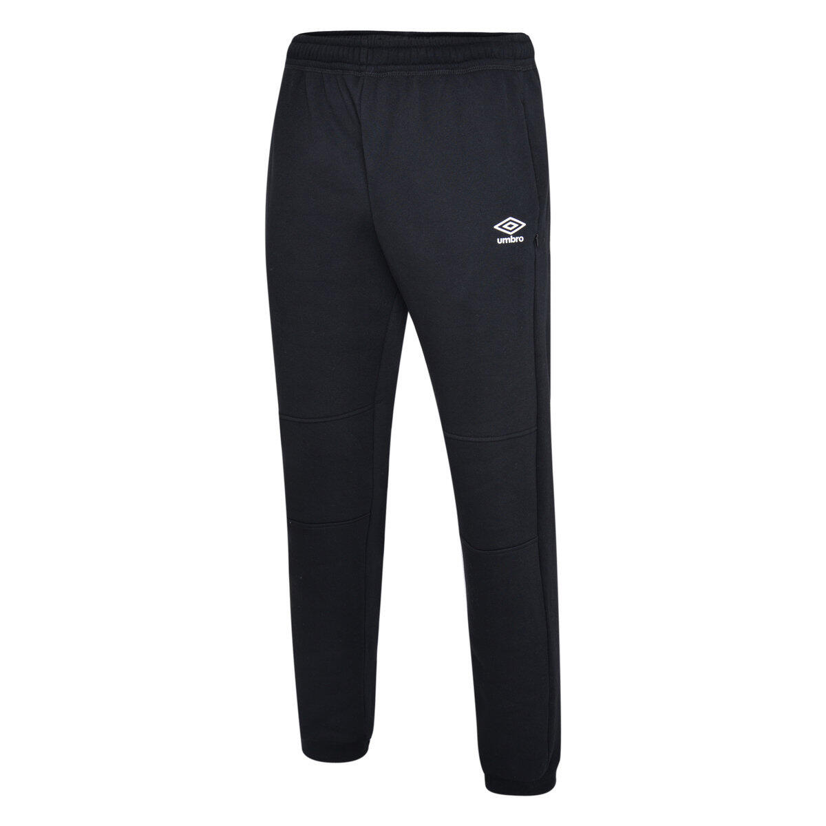 Mens Club Leisure Jogging Bottoms (Black/White) 1/4