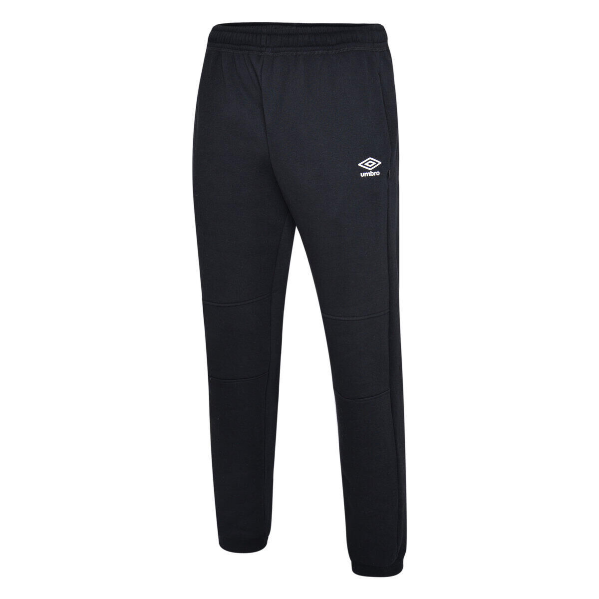 UMBRO Mens Club Leisure Jogging Bottoms (Black/White)