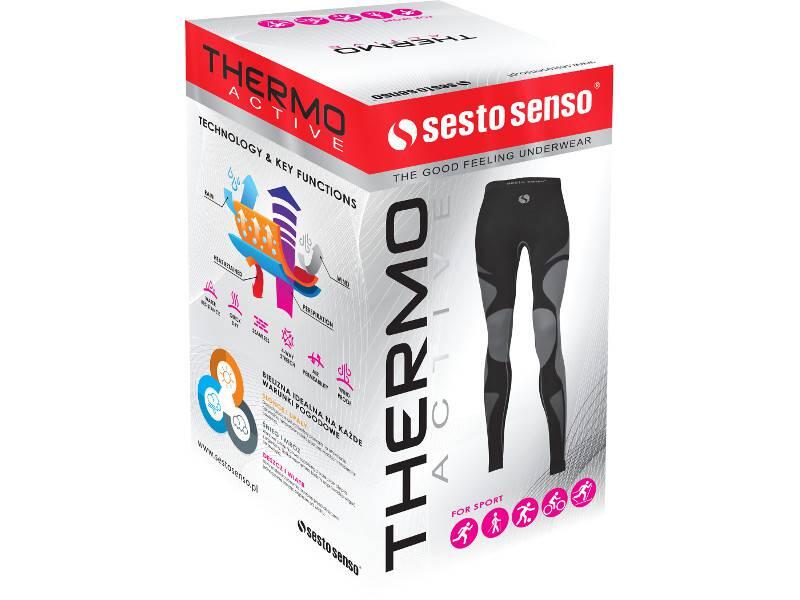 Spodnie termoaktywne Sesto Senso Thermo Active Grigio Woman 4/4