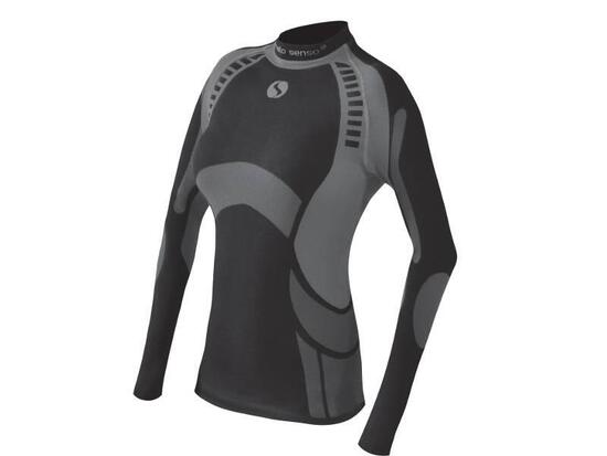 Koszulka narciarska damska Sesto Senso Thermo Active Grigio Woman termoaktywna