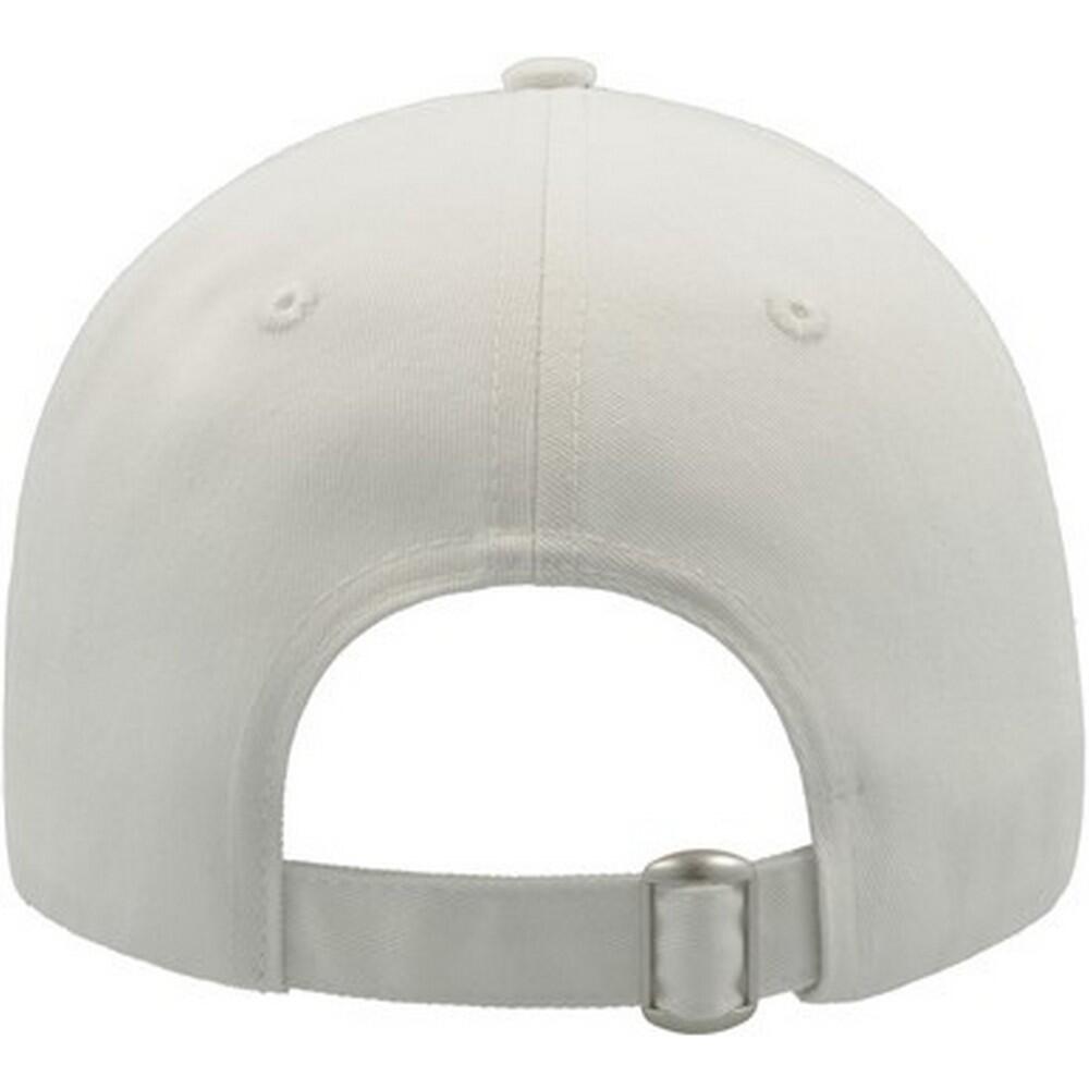 Unisex Adult Curved Twill Baseball Cap (White) 2/3