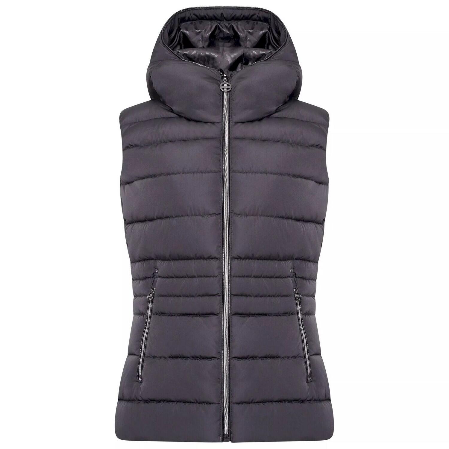 REPUTABLE Women's sleeveless jacket (Black)