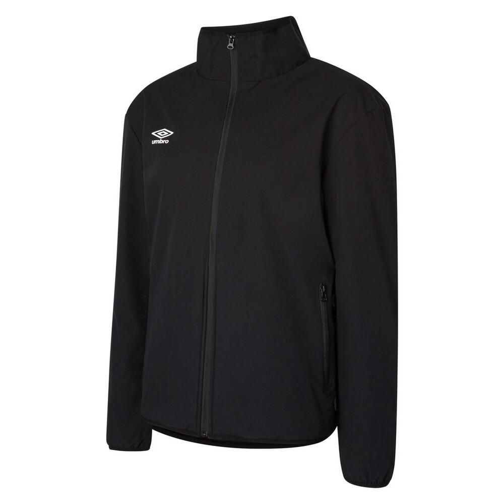 UMBRO Childrens/Kids Club Essential Bonded Jacket (Black/White)