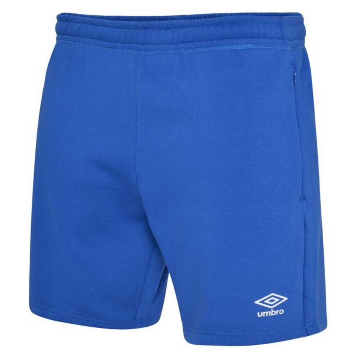 UMBRO Childrens/Kids Club Leisure Shorts (Grey Marl/White)