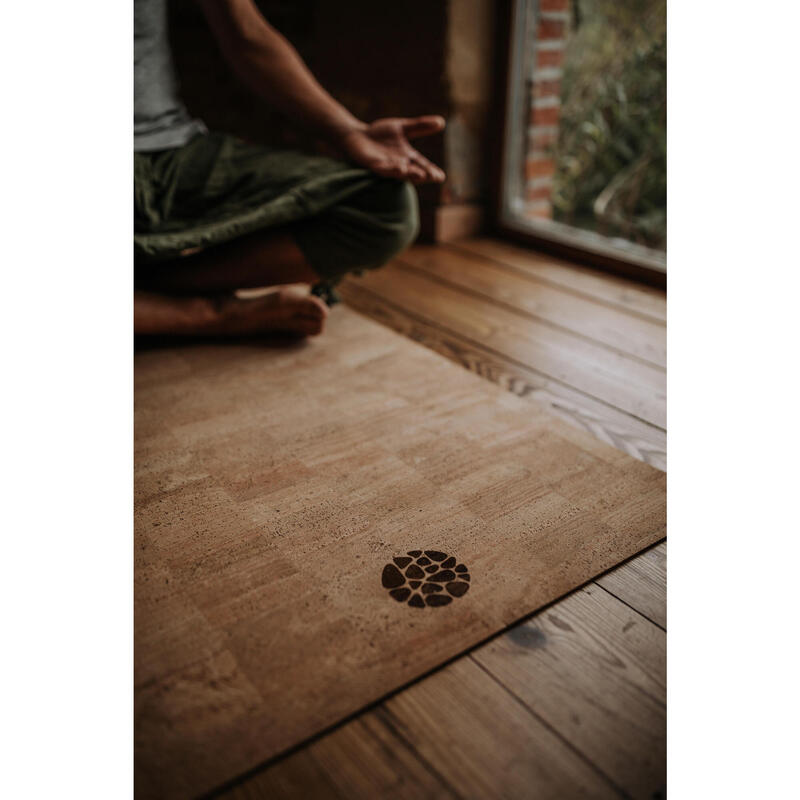 Yogamatte aus Naturkork - Nachhaltig - Premium - 183x65cm