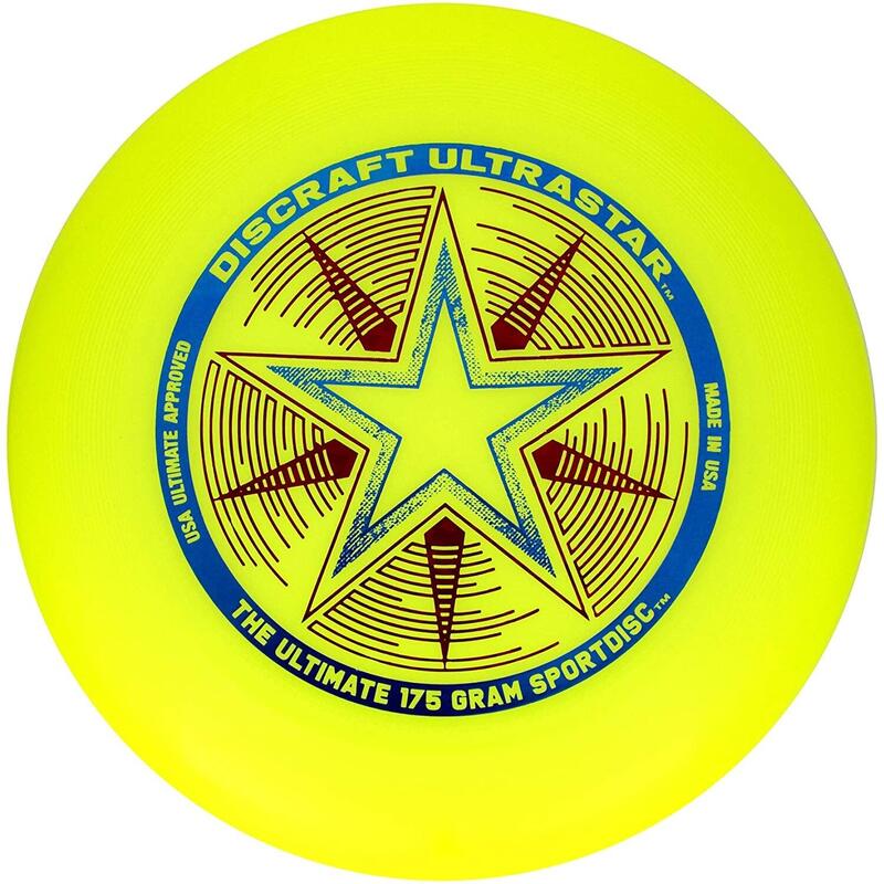 Discraft Frisbee Ultra star 175 gelb