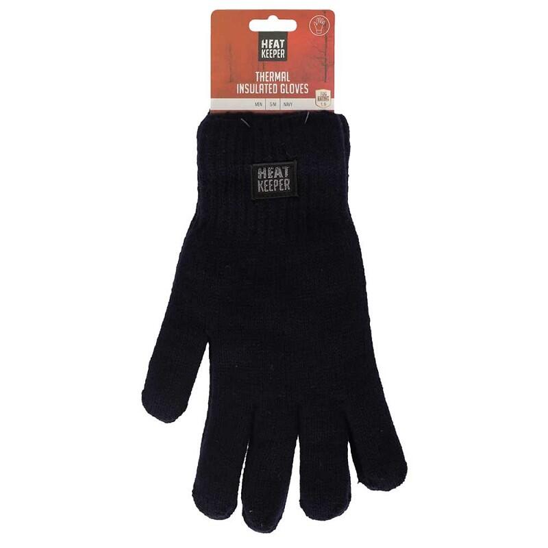 Heatkeeper - Gants thermiques hommes - Bleu marine - 1 paire - Gants