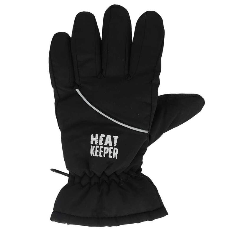 Heatkeeper dames ski handschoenen zwart