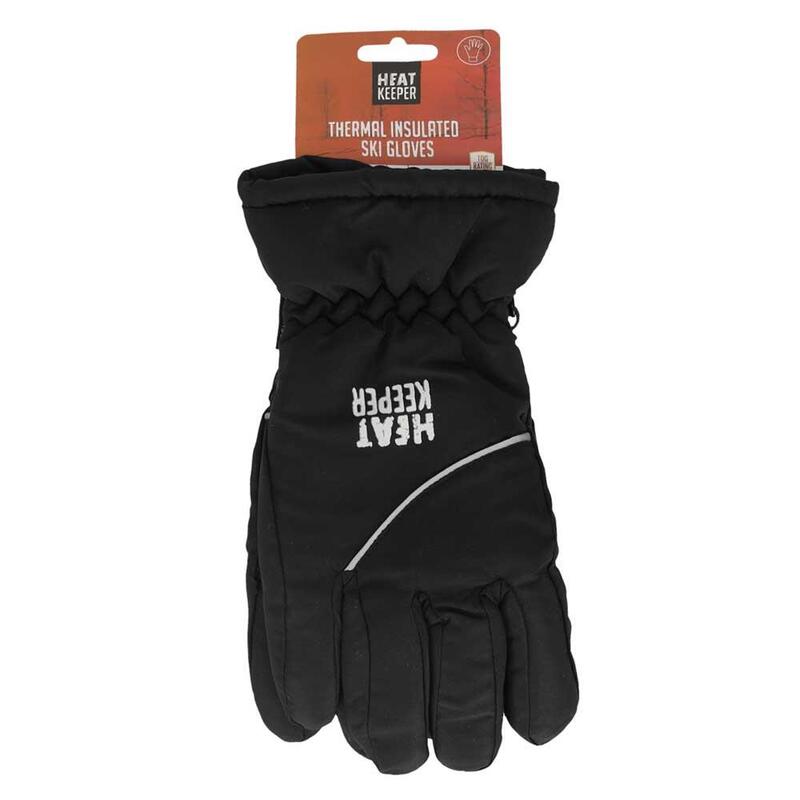 Heatkeeper dames ski handschoenen zwart