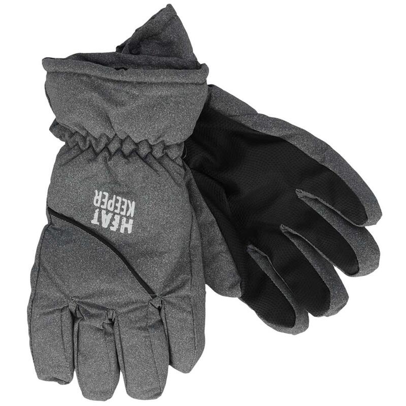 Heatkeeper dames ski handschoenen grijs