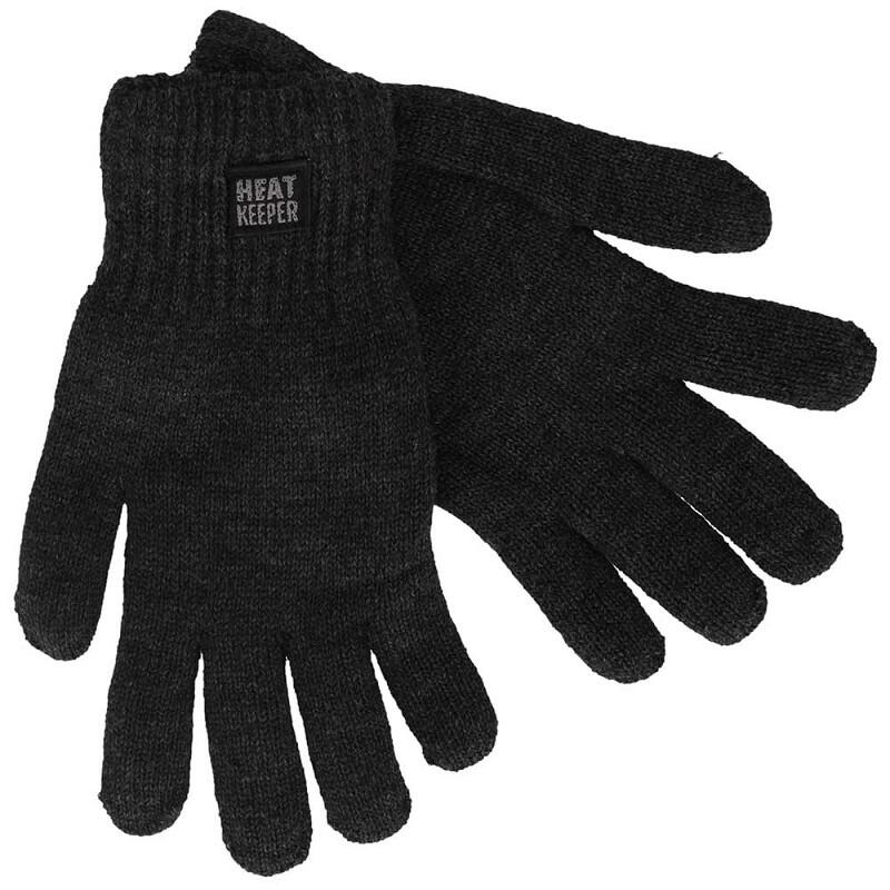 Heatkeeper thermo heren handschoenen antraciet 1/7
