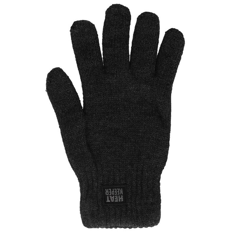 Heatkeeper thermo heren handschoenen antraciet 3/7