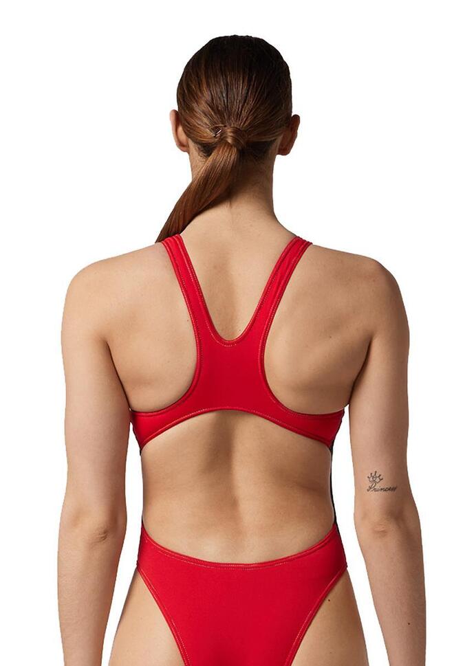 Akron Babbitt Evo Swimsuit – Sport Red/Black – Rozmiar 28