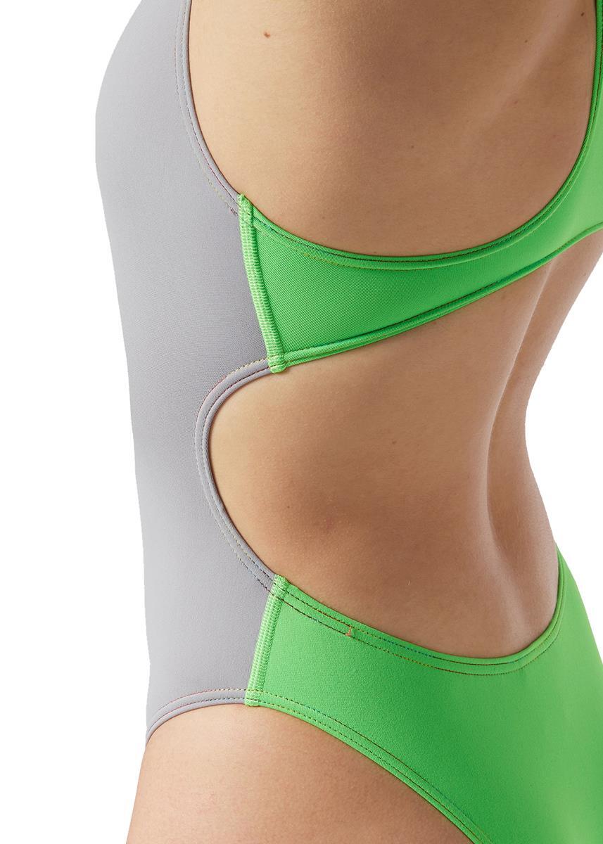 Maillot de bain Akron Babbitt Evo - Vert menthe/gris - Taille 30 3/6