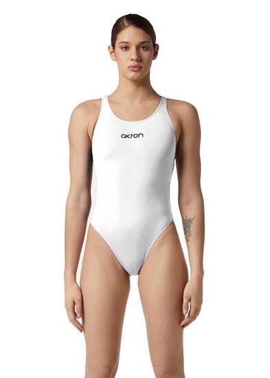 Maillot de bain Akron Babbitt Evo - Blanc/Rouge sport - Taille 28