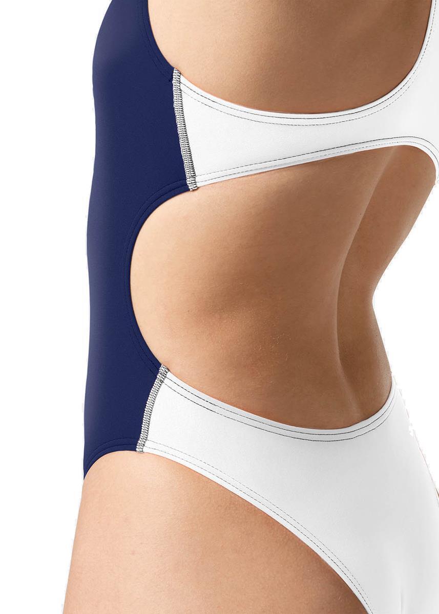 Maillot de bain Akron Babbitt Evo - Bleu marine/Blanc - Taille 28 3/6