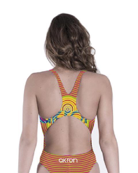 Akron Girl's Olly Circle Swimsuit - Multi 2/3