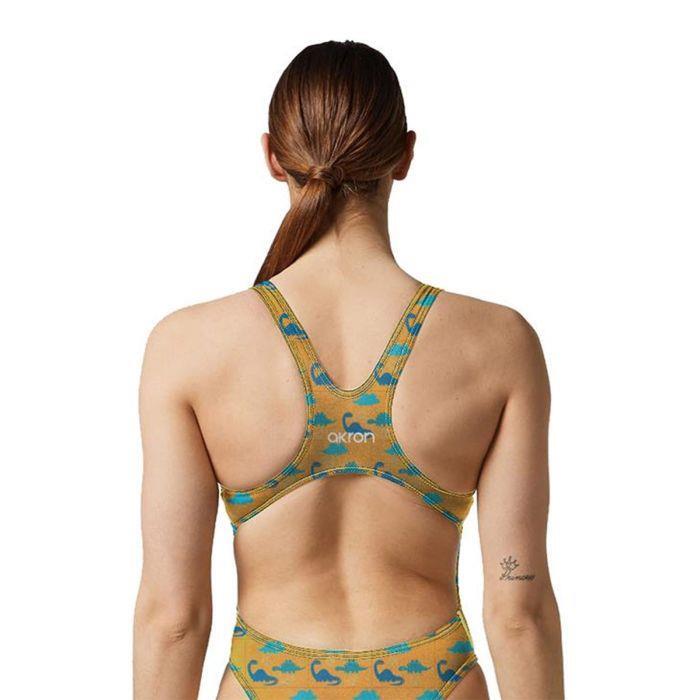 Akron Womens Save The Dino Swimsuit 2/2