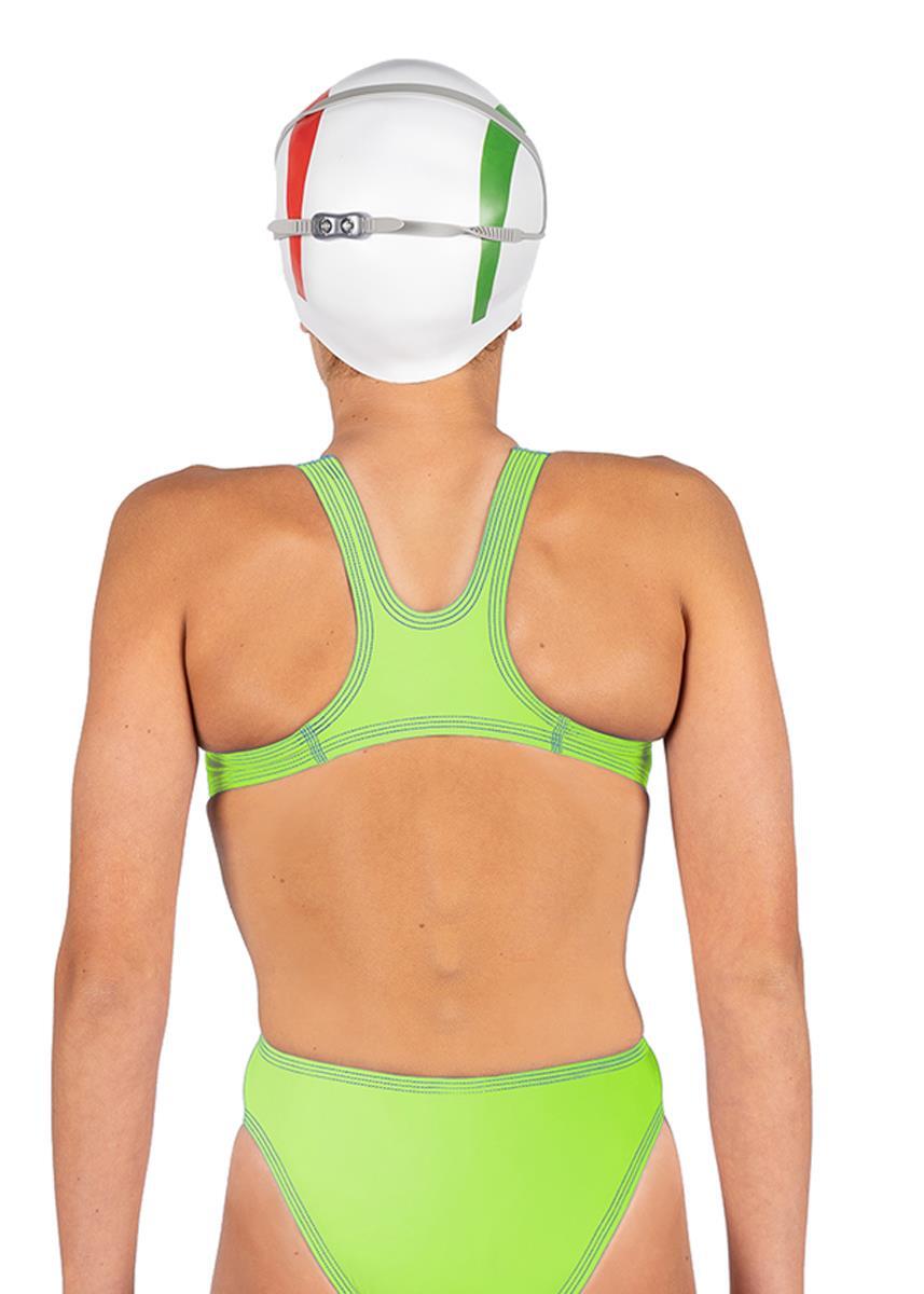 Maillot de bain Akron Girls Babbitt Evo - Bleu/Vert fantaisie - Taille 6 ans 2/4