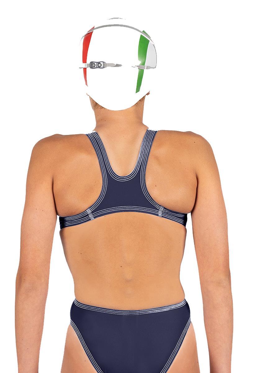 Traje de baño Akron para niñas Babbitt Evo - Azul Montecarlo - Talla 10 años 2/6