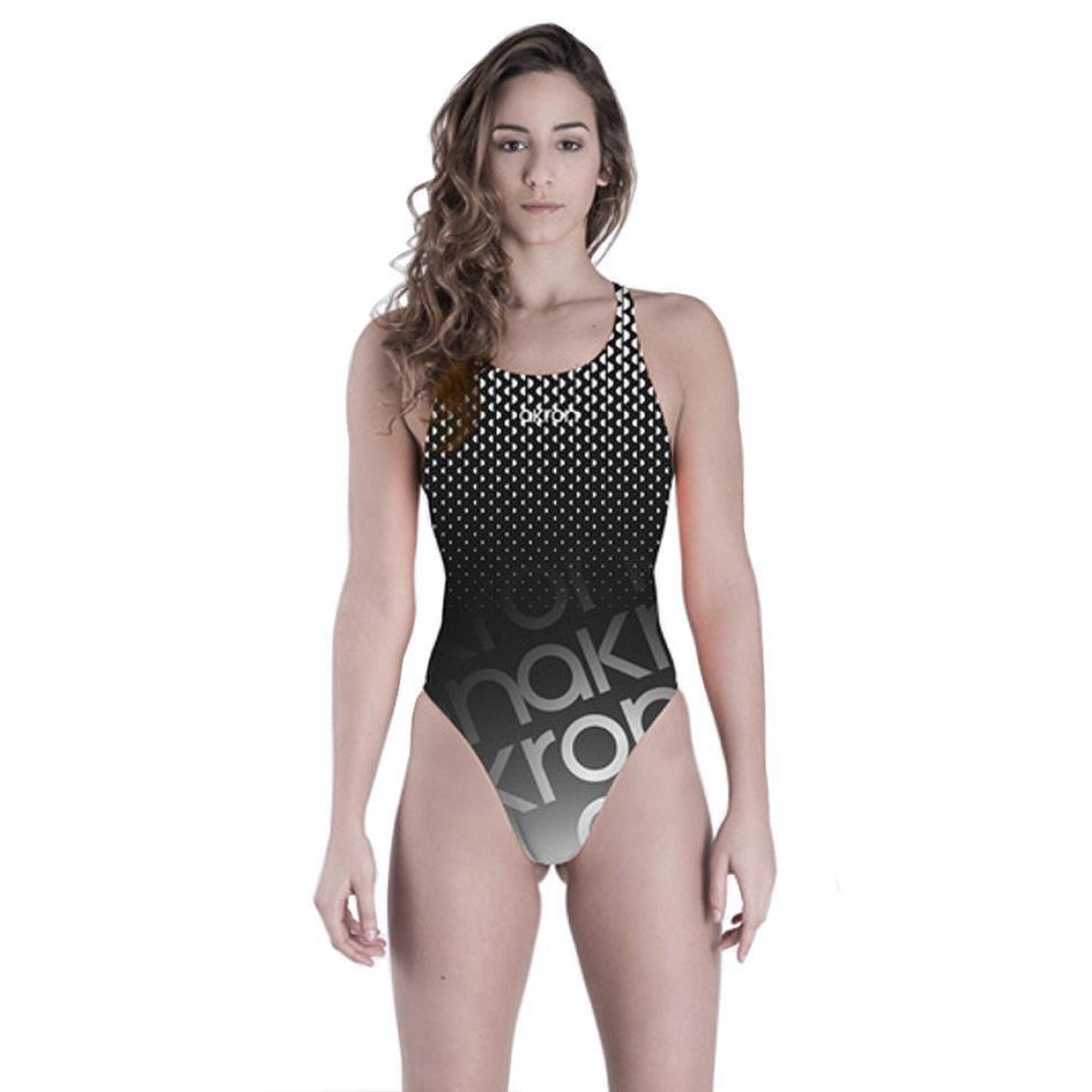 Akron - Combinaison De Natation Pour Filles Stany Akron - Noir - Maillot De Bain 1 Pièce - Noir - 30 - Decathlon