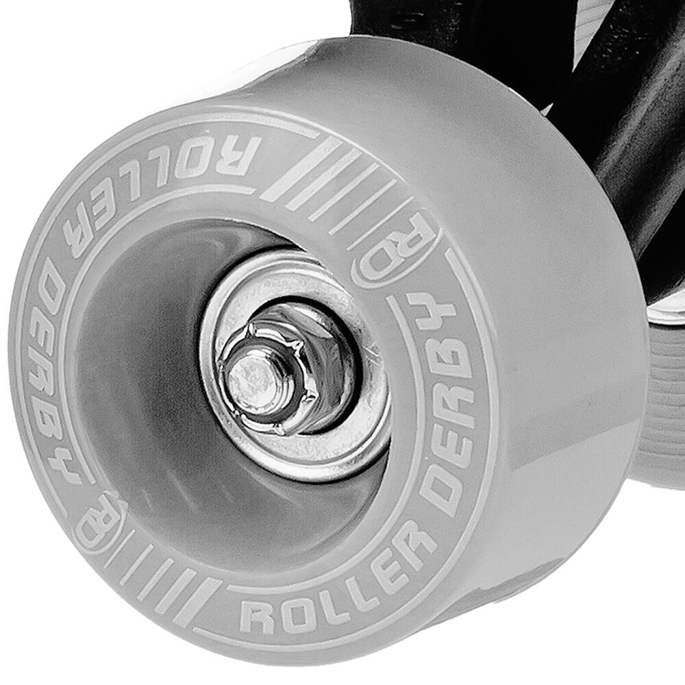 ROLLER DERBY FIRESTAR V2 CHILDRENS QUAD ROLLER SKATES BLACK / GREY