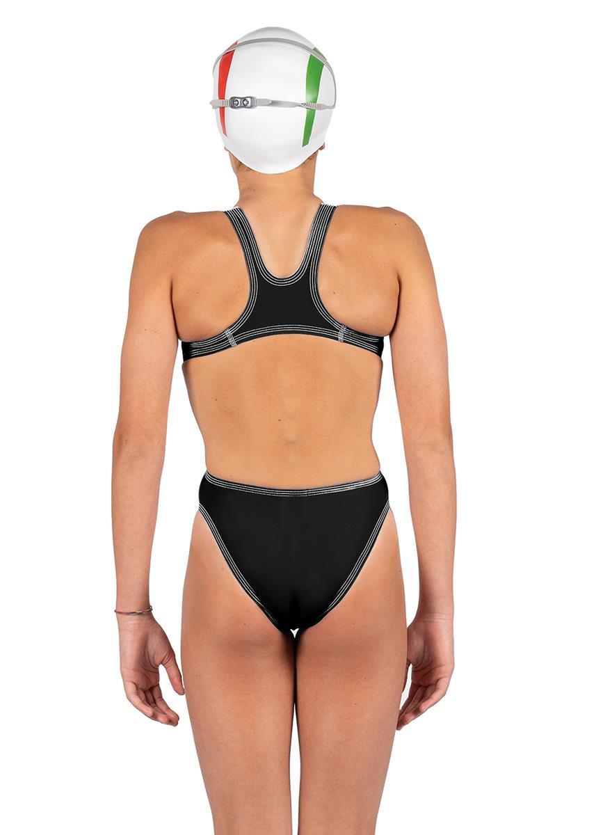 Akron Girls Babbitt Evo Swimsuit - Black 2/6