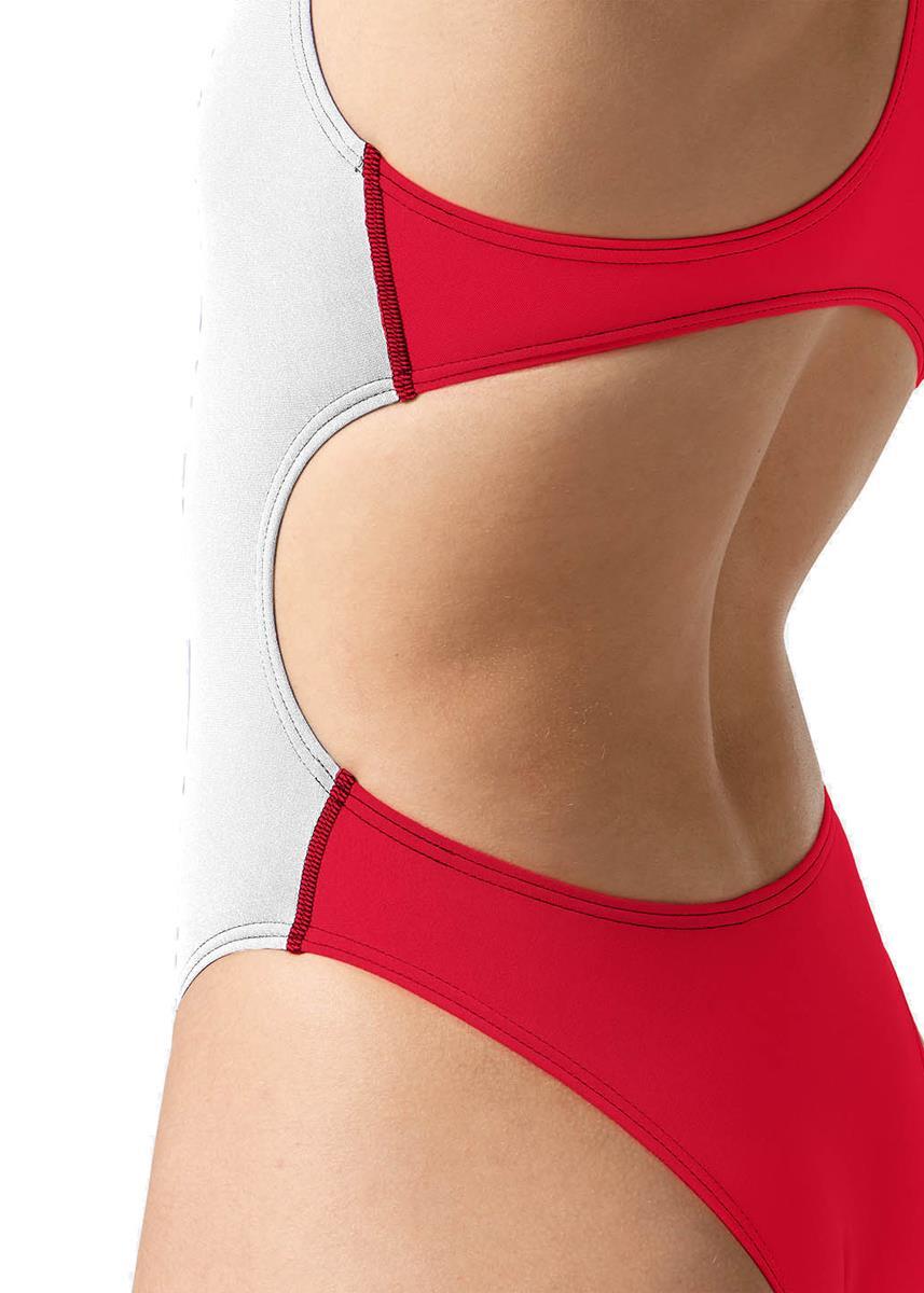 Maillot de bain Akron Babbitt Evo - Blanc/Rouge sport - Taille 30 3/6