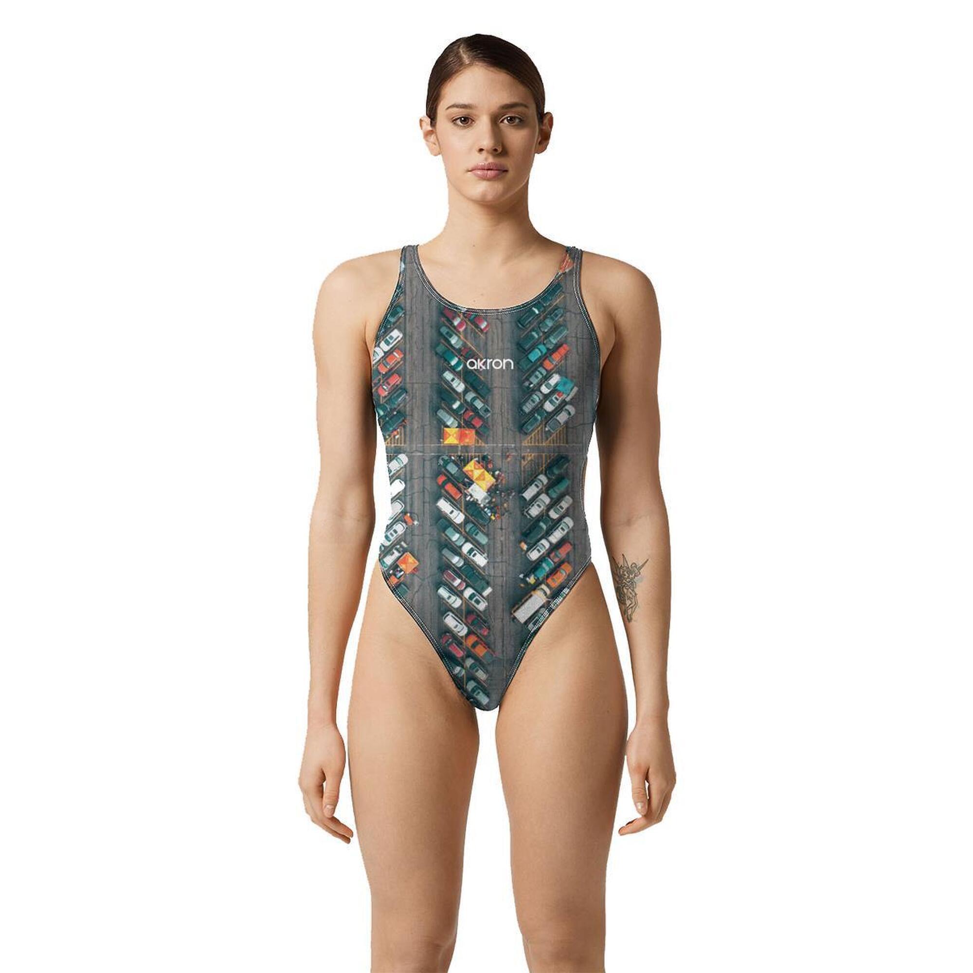 Akron - Maillot De Bain Akron Tarcy - Taille 28 - Maillot De Bain 1 Pièce - Vert - 28 - Decathlon