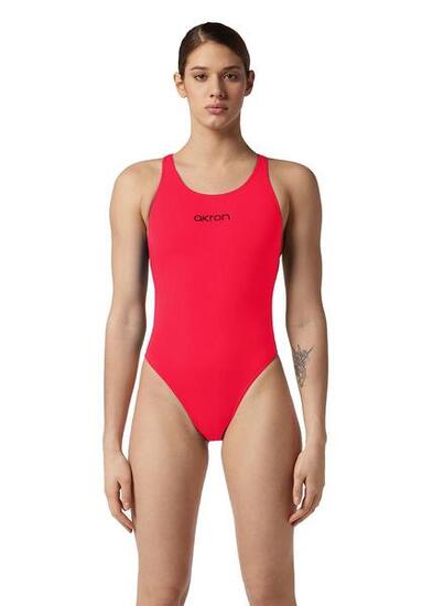 Maillot Akron Babbitt Evo Femme Rouge/Bleu/Doré Taille 40