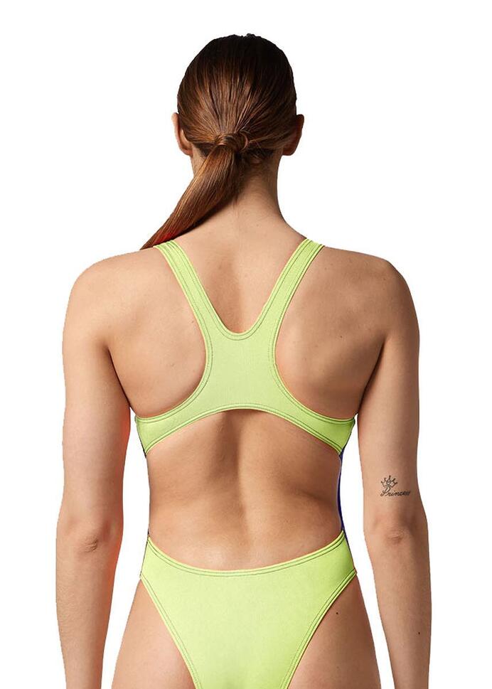 Strój Kąpielowy Akron Babbitt Evo – Fioletowy / Zielony – Rozmiar 38