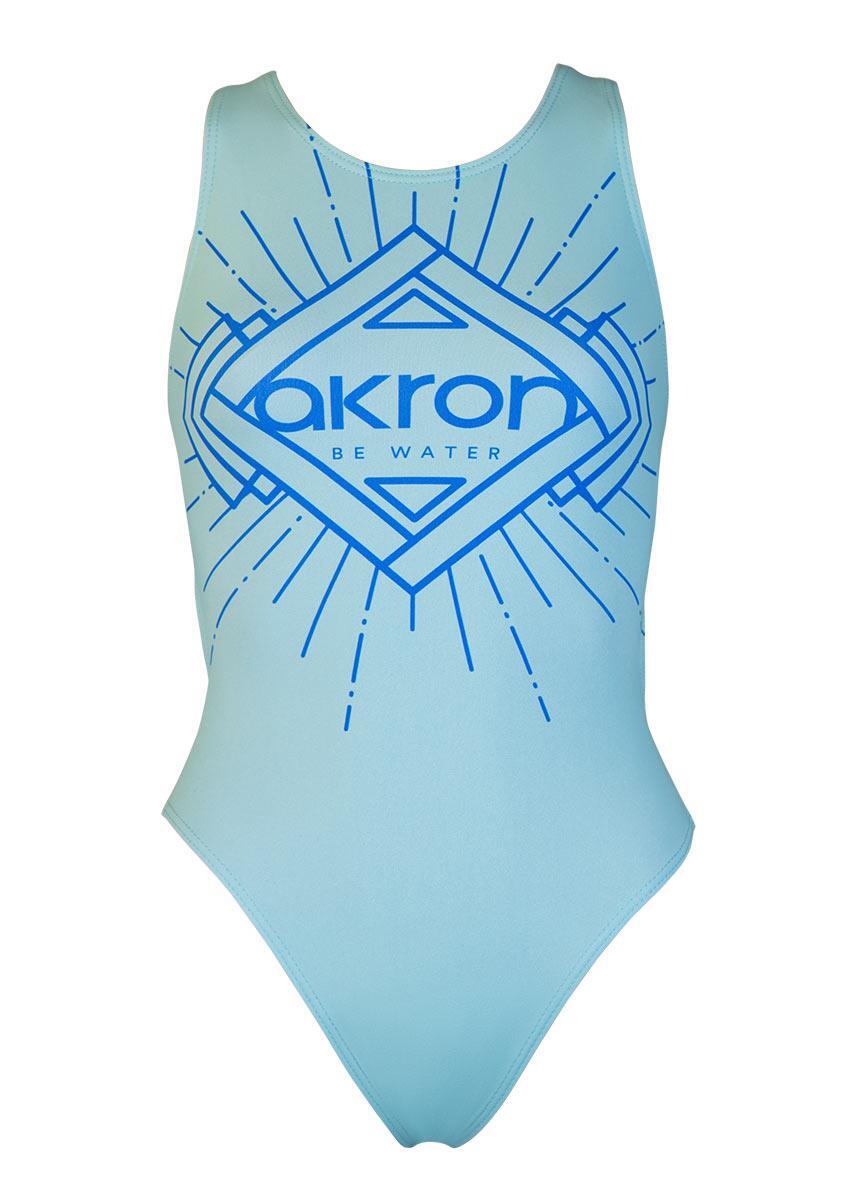 Fato de banho Zola Akron para menina - Azul 3/5