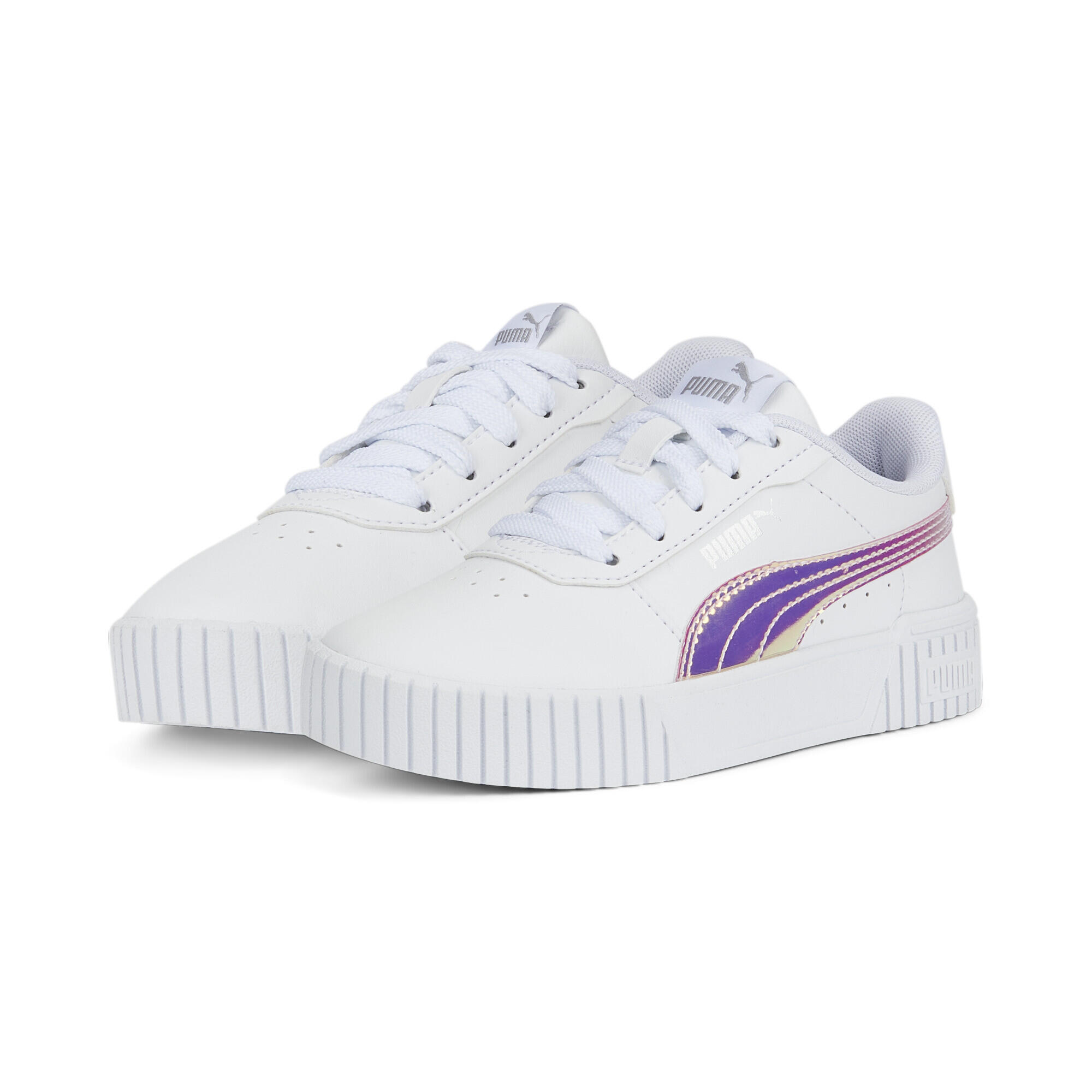 Sapatilhas Menina Puma Ps Carina 20 Holo Branco 2/7