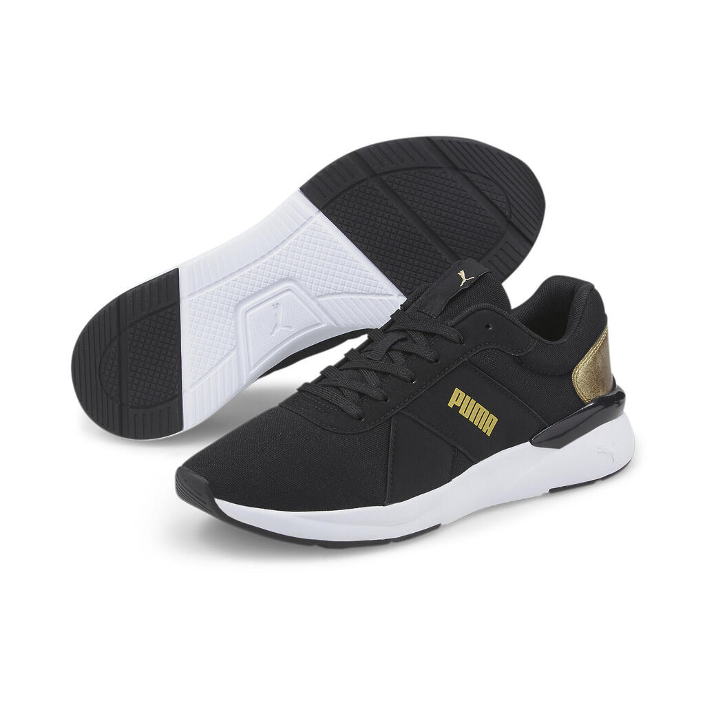 Trainers Female Puma Raw Metallics Black