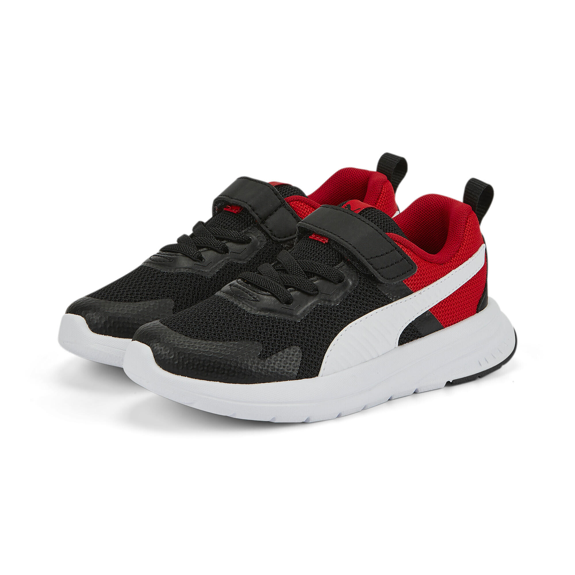 Puma - Basket Evolve Run Mesh Alternative Closure Enfant Puma - Baskets - Blanc|noir - 28 - Decathlon