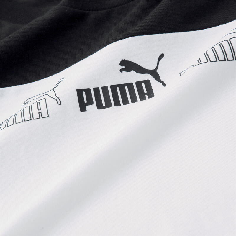 Around the Block Tee Men PUMA White Black